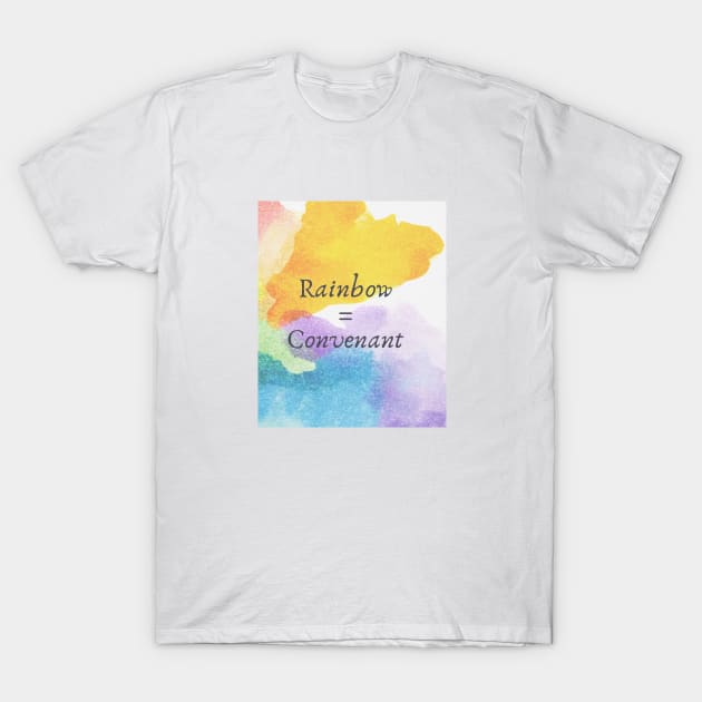 Watercolor Rainbow = covenant T-Shirt by Mission Bear